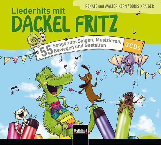 Cover: 9783990355879 | Liederhits mit Dackel Fritz - 3 Audio-CDs | Renate Kern (u. a.) | CD