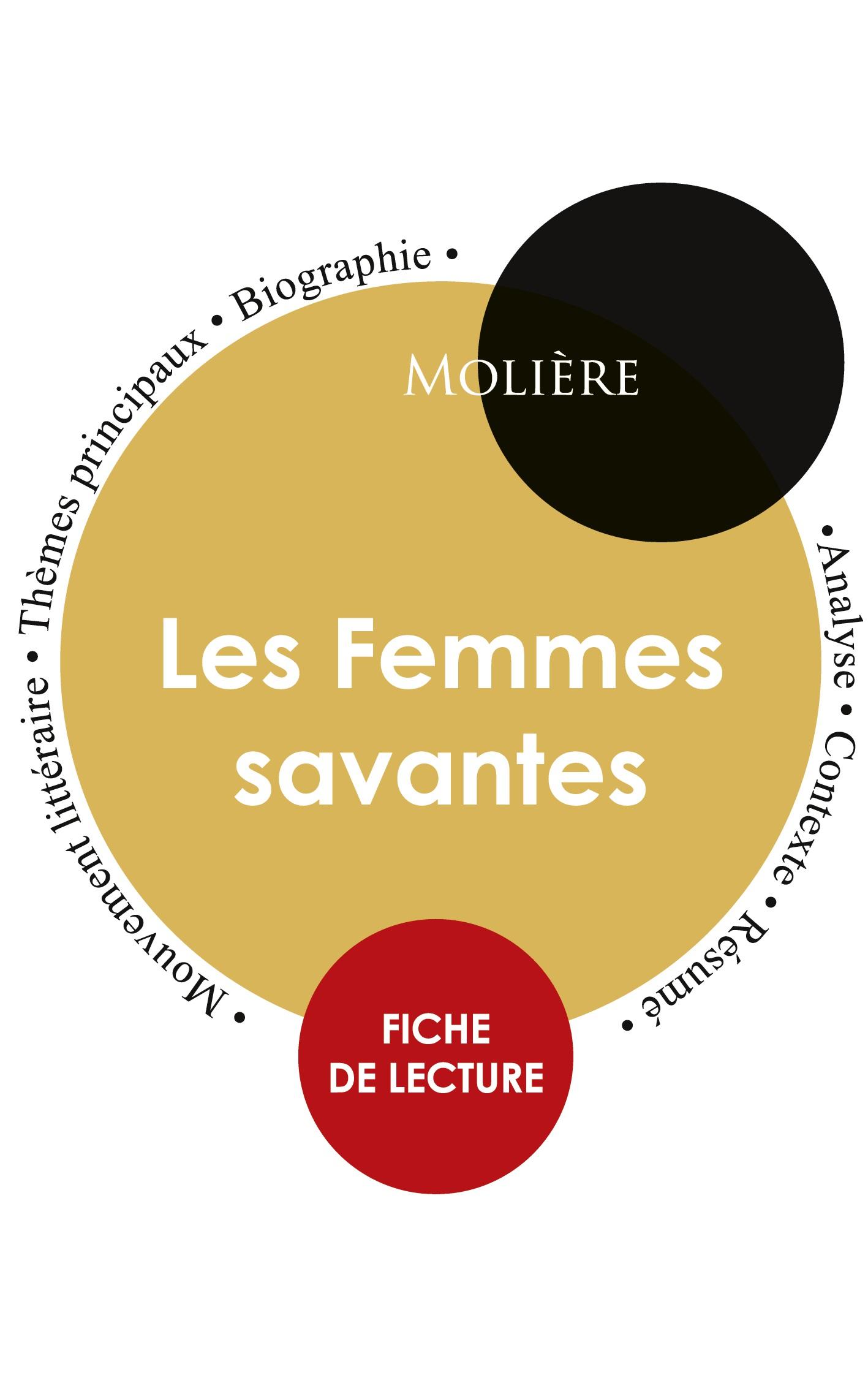 Cover: 9782759311750 | Fiche de lecture Les Femmes savantes (Étude intégrale) | Molière