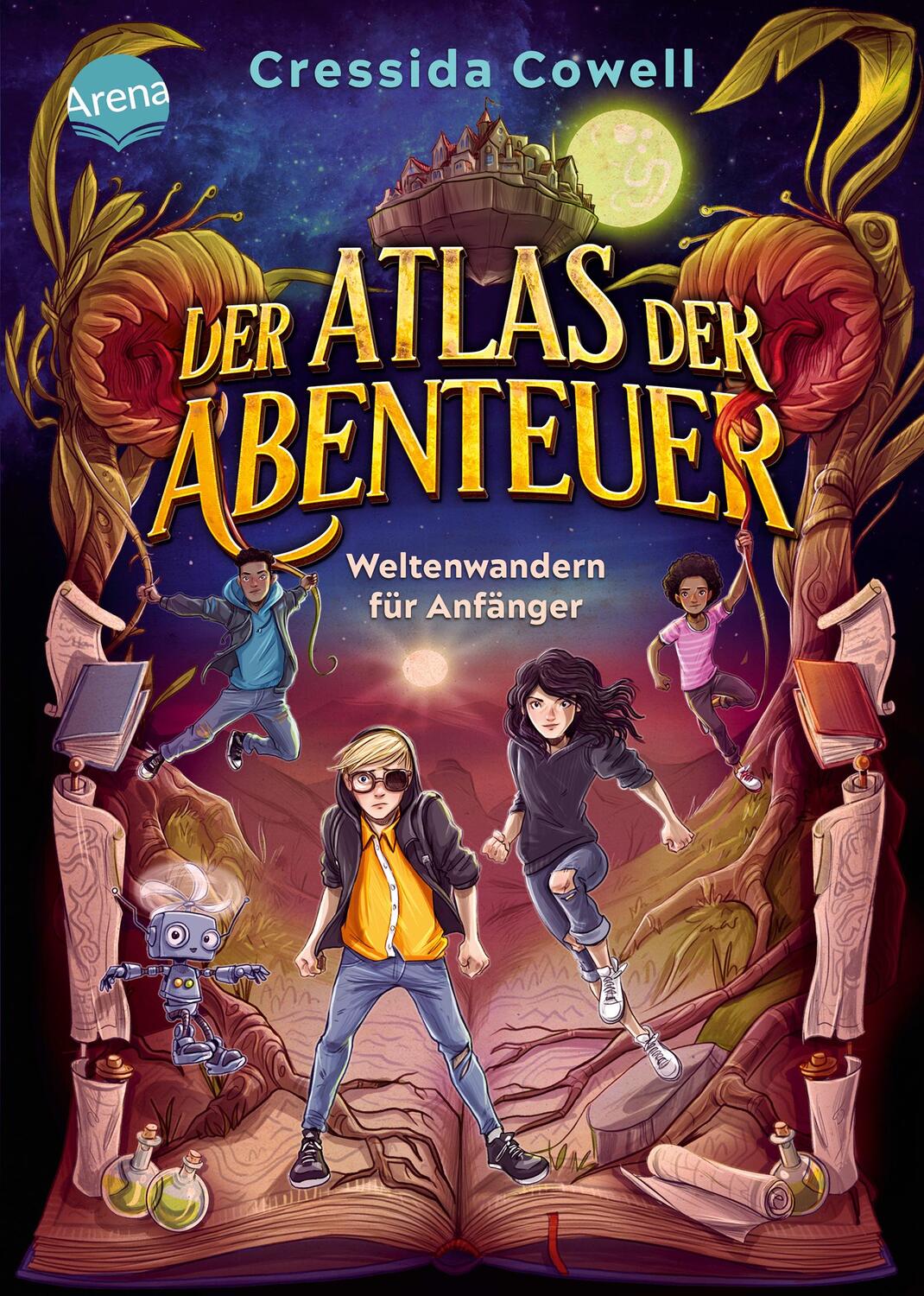 Cover: 9783401607542 | Der Atlas der Abenteuer. Weltenwandern für Anfänger | Cressida Cowell