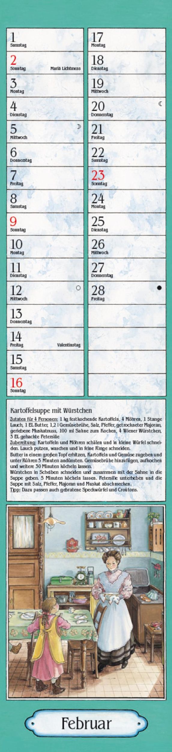 Bild: 9783731879503 | Aus Großmutters Küche Langplaner 2025 | Verlag Korsch | Kalender