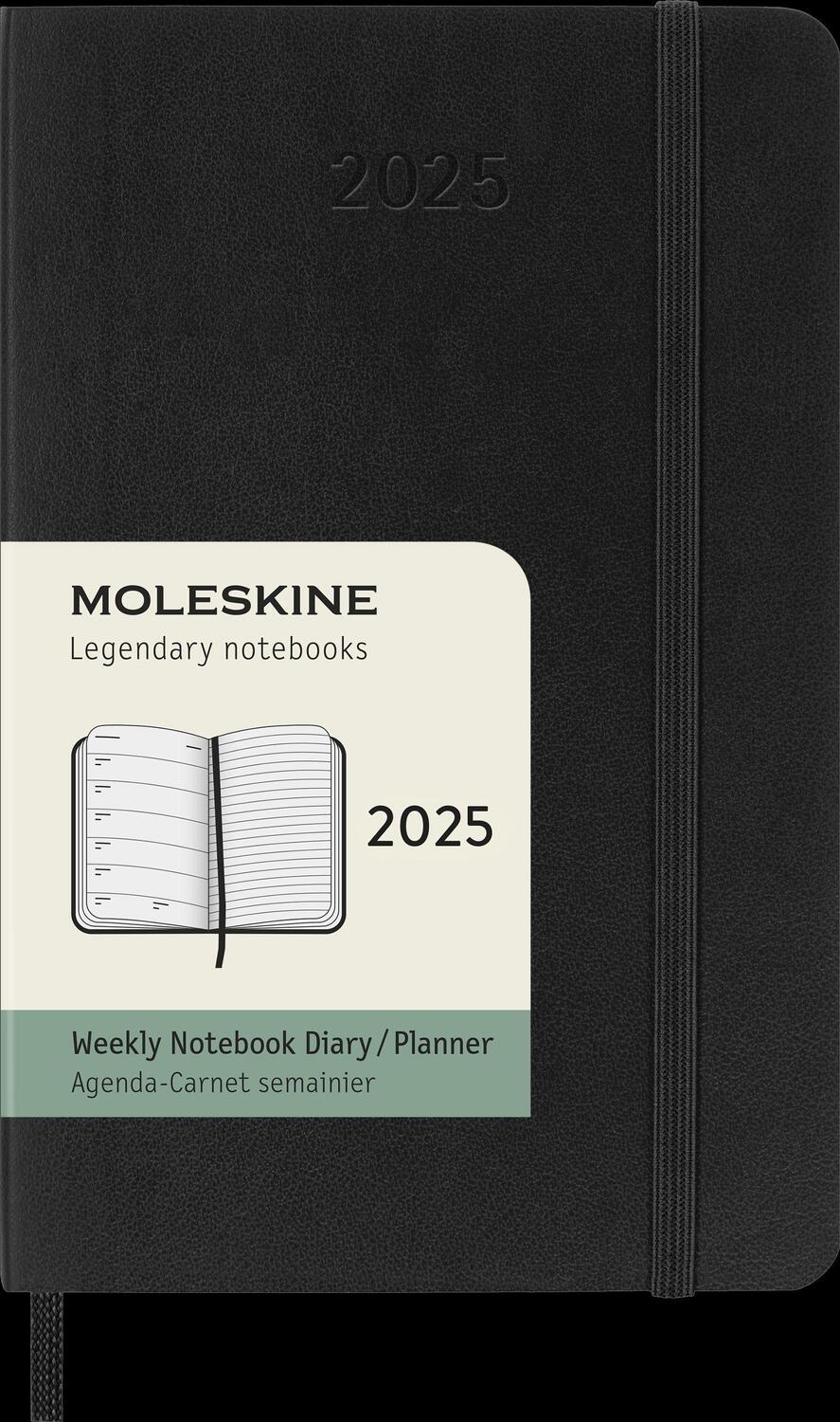 Bild: 8056999270384 | Moleskine 12 Monate Wochen Notizkalender 2025, Pocket/A6, 1 Wo = 1...