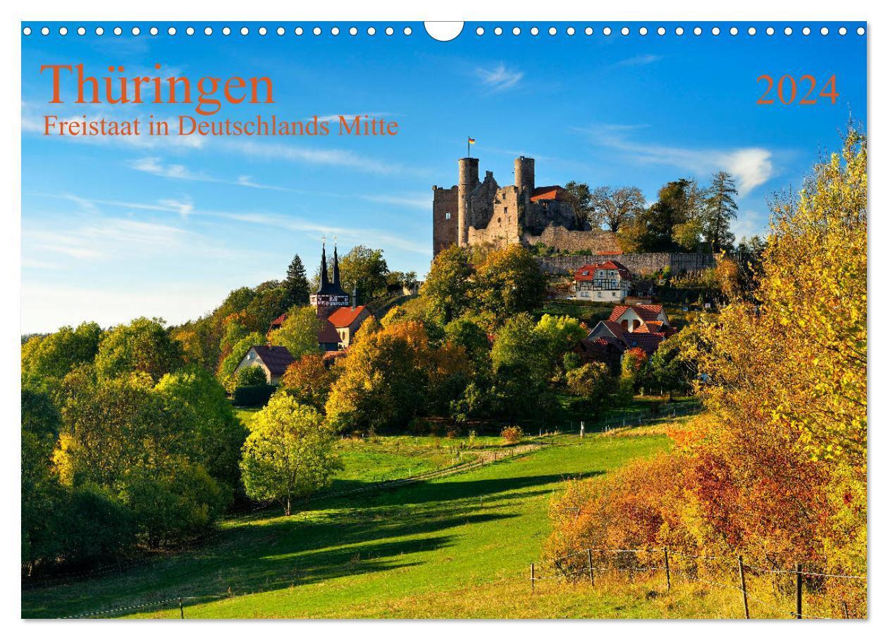 Cover: 9783675563070 | Thüringen Freistaat in Deutschlands Mitte (Wandkalender 2024 DIN A3...