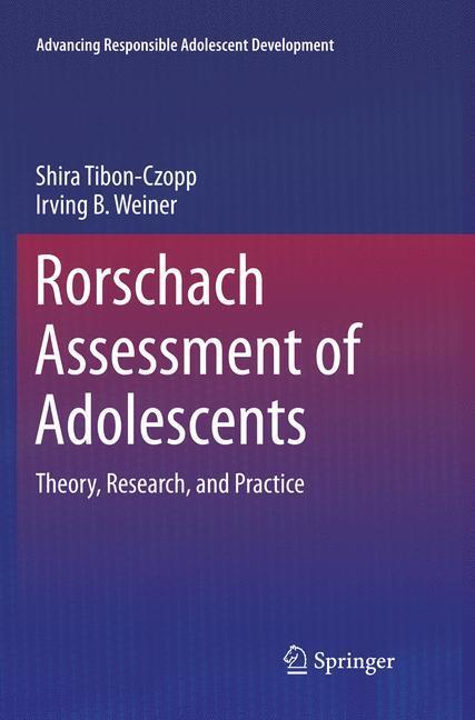 Cover: 9781493979905 | Rorschach Assessment of Adolescents | Theory, Research, and Practice