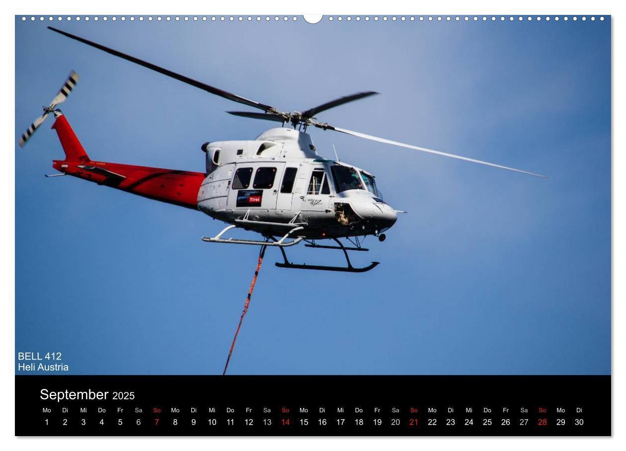 Bild: 9783435785605 | Hubschrauber im Einsatz (Wandkalender 2025 DIN A2 quer), CALVENDO...