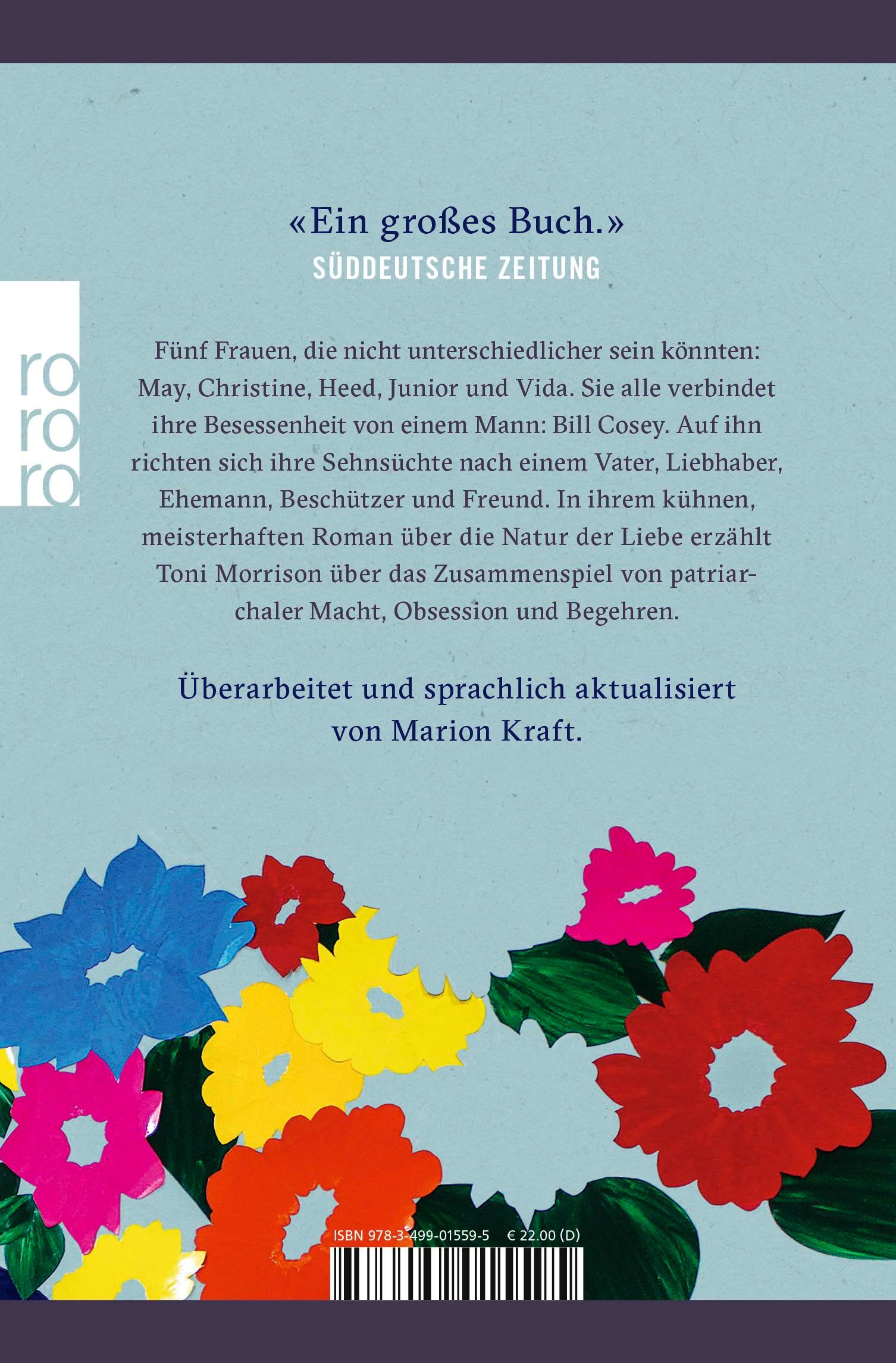 Rückseite: 9783499015595 | Liebe | Toni Morrison | Buch | 304 S. | Deutsch | 2024