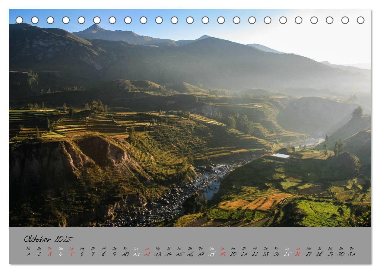 Bild: 9783435750122 | Peru 2025 (Tischkalender 2025 DIN A5 quer), CALVENDO Monatskalender