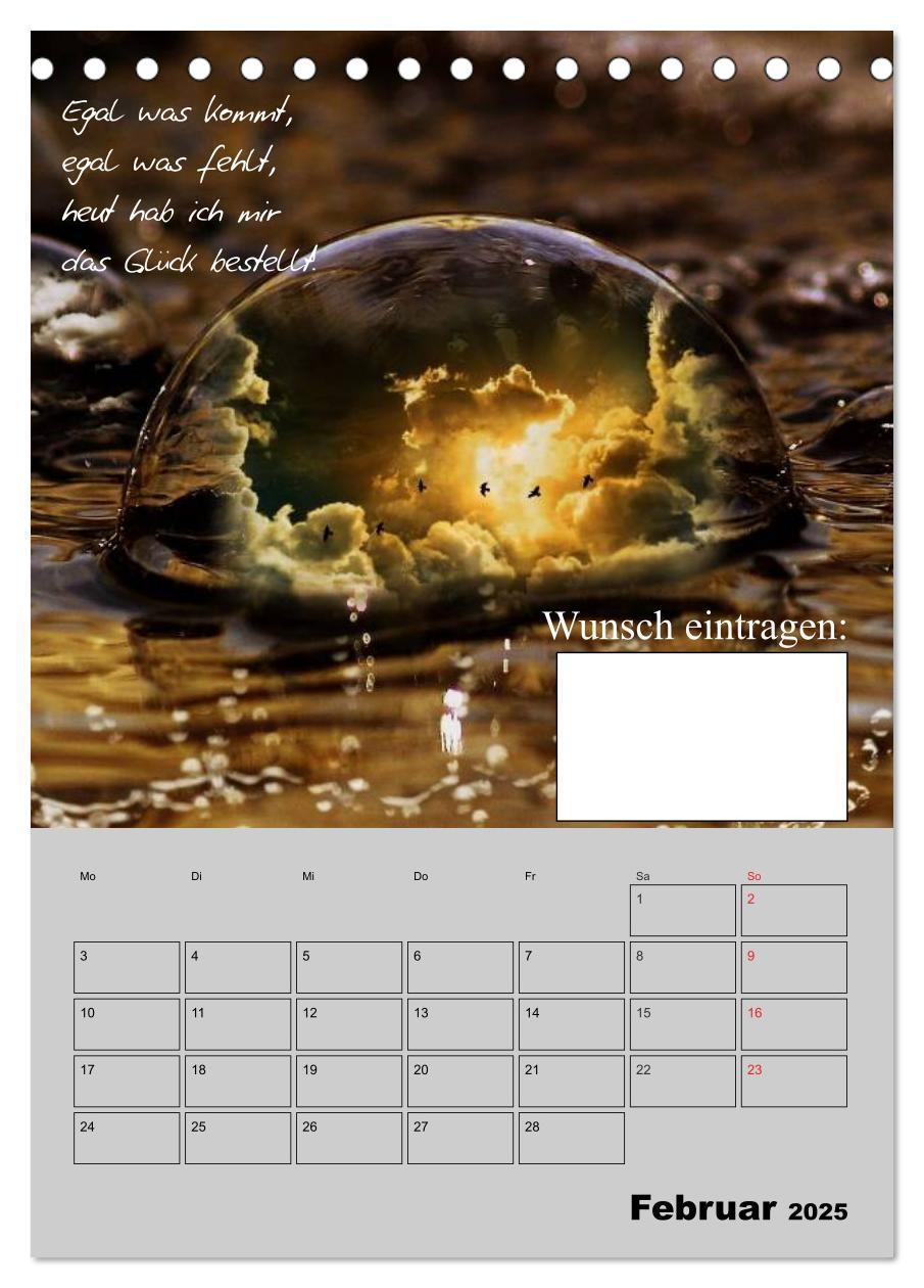 Bild: 9783457017487 | Wunsch- und Zauberkalender (Tischkalender 2025 DIN A5 hoch),...