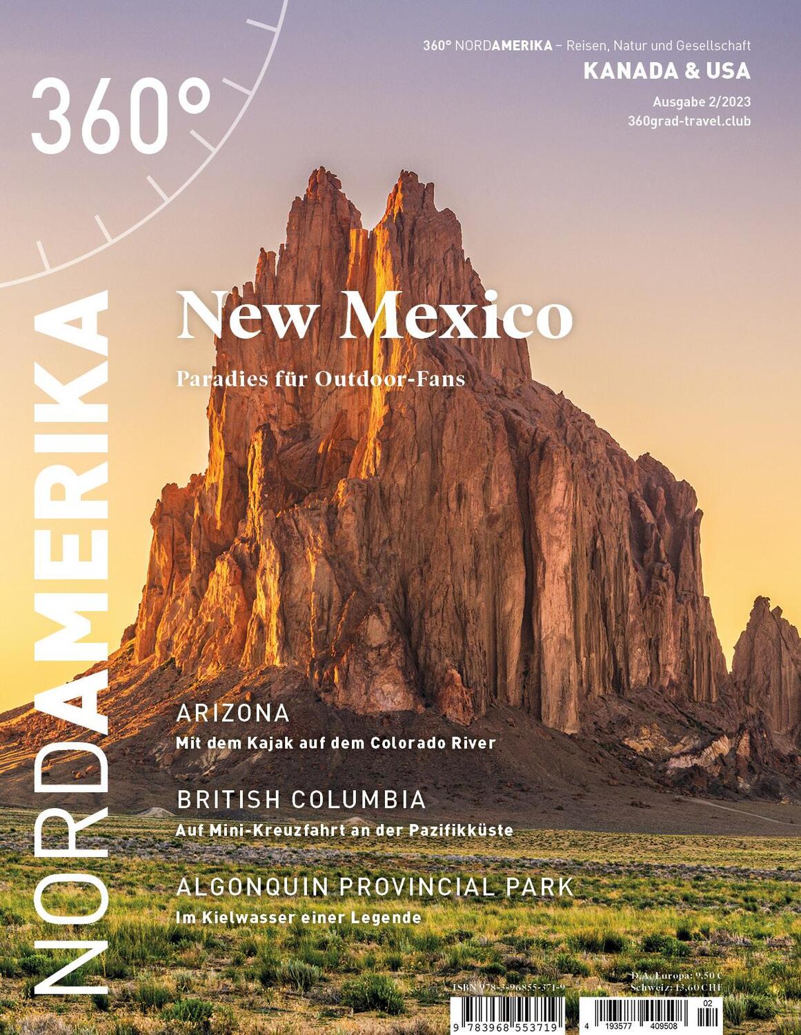 Cover: 9783968553719 | 360° NordAmerika - Ausgabe 2/2023 | 360° Medien | Broschüre | Deutsch