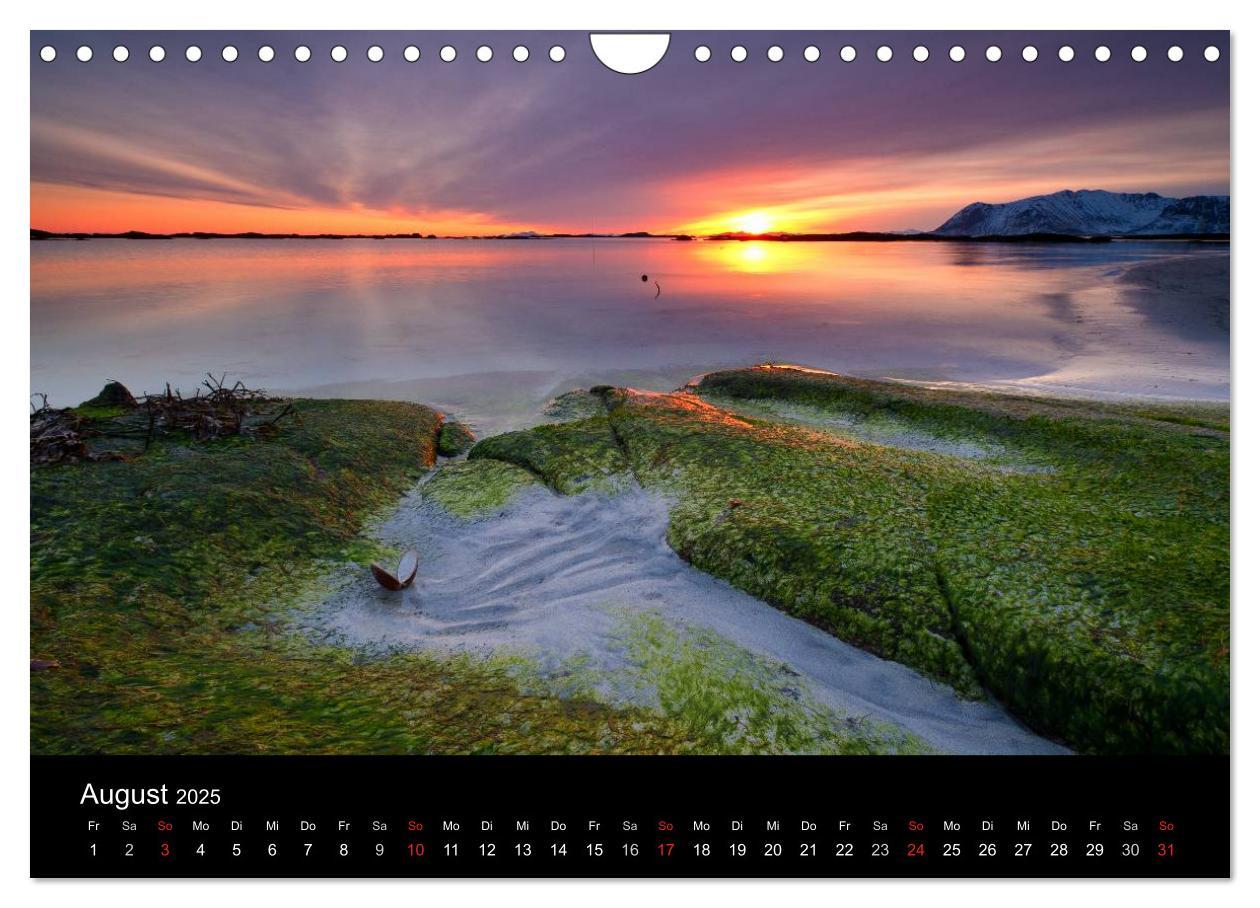 Bild: 9783435802395 | Norwegen (Wandkalender 2025 DIN A4 quer), CALVENDO Monatskalender