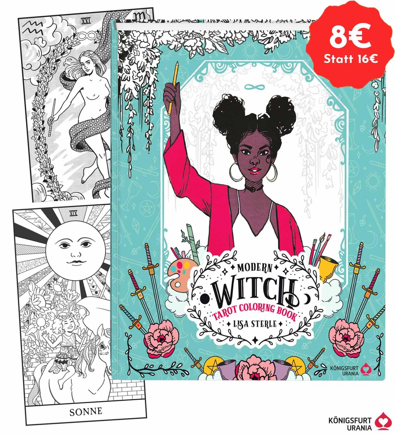 Cover: 9783868265712 | Modern Witch Tarot - Coloring Book | Lisa Sterle | Taschenbuch | 2022