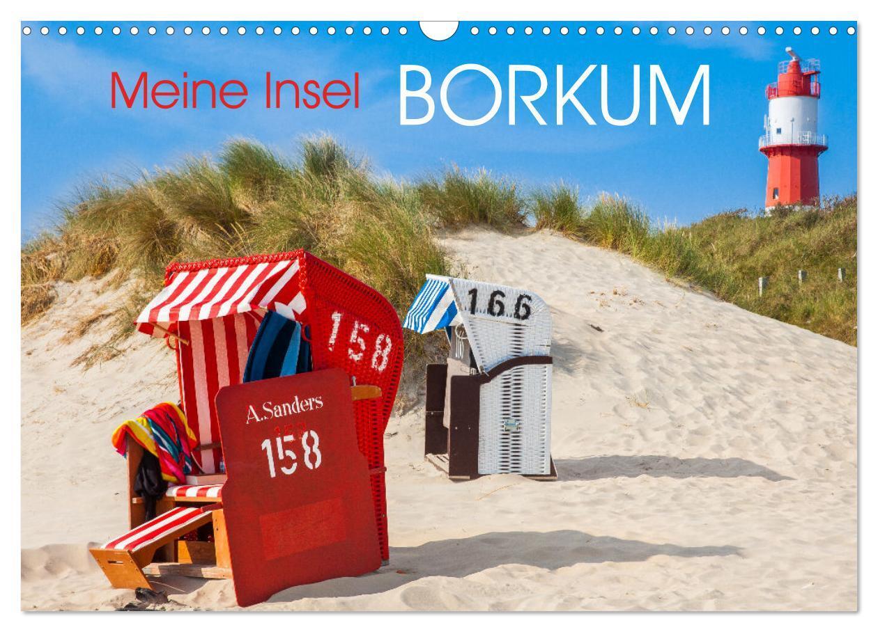 Cover: 9783675647985 | Meine Insel Borkum (Wandkalender 2024 DIN A3 quer), CALVENDO...