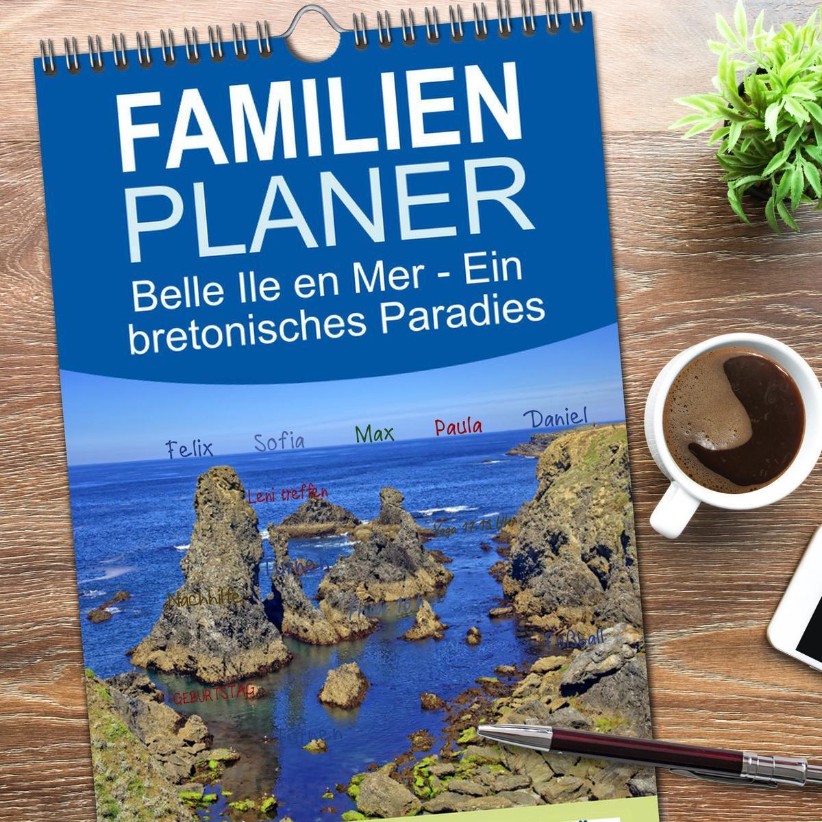 Bild: 9783457095683 | Familienplaner 2025 - Belle Ile en Mer - Ein bretonisches Paradies...