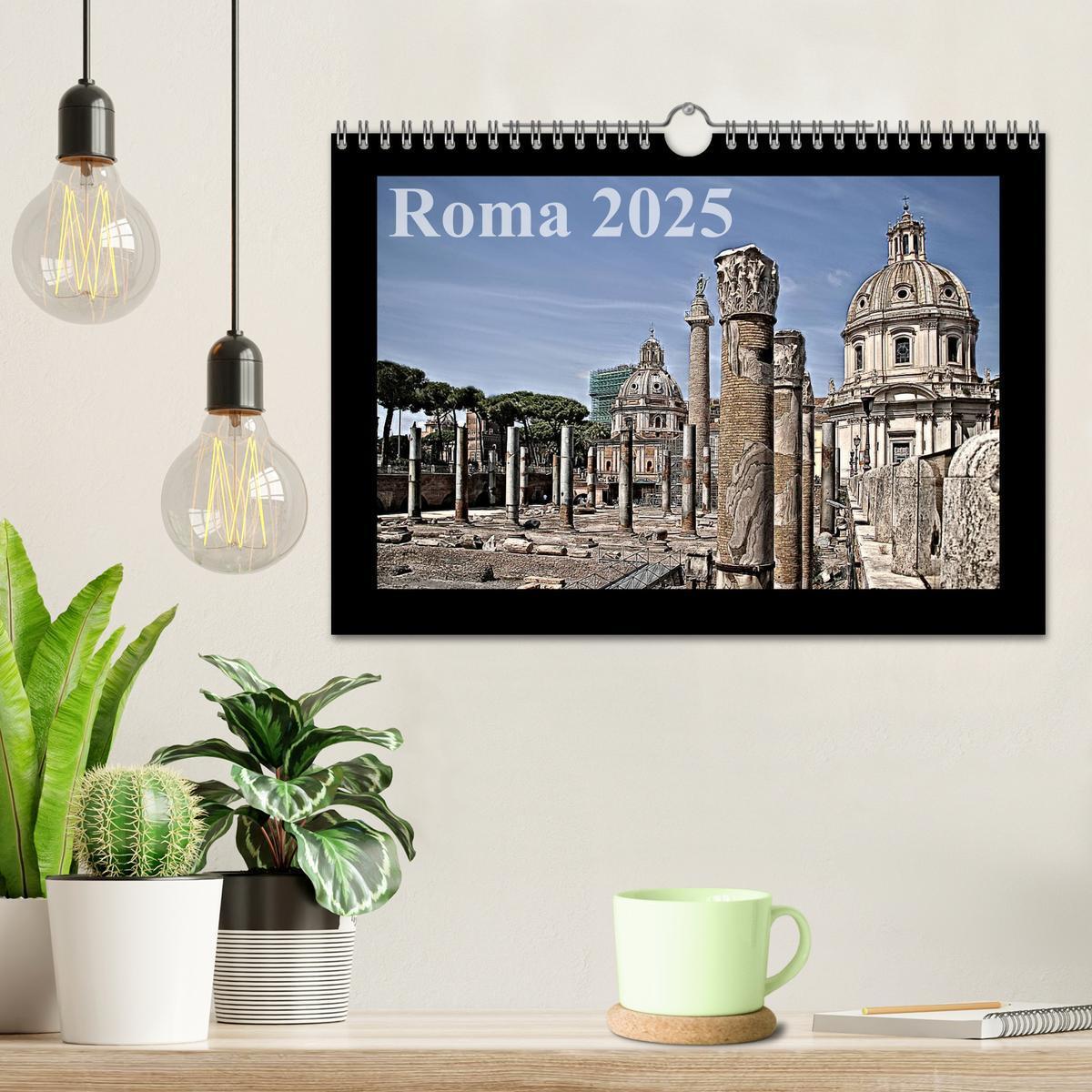 Bild: 9783435828142 | Roma (Wandkalender 2025 DIN A4 quer), CALVENDO Monatskalender | 2025