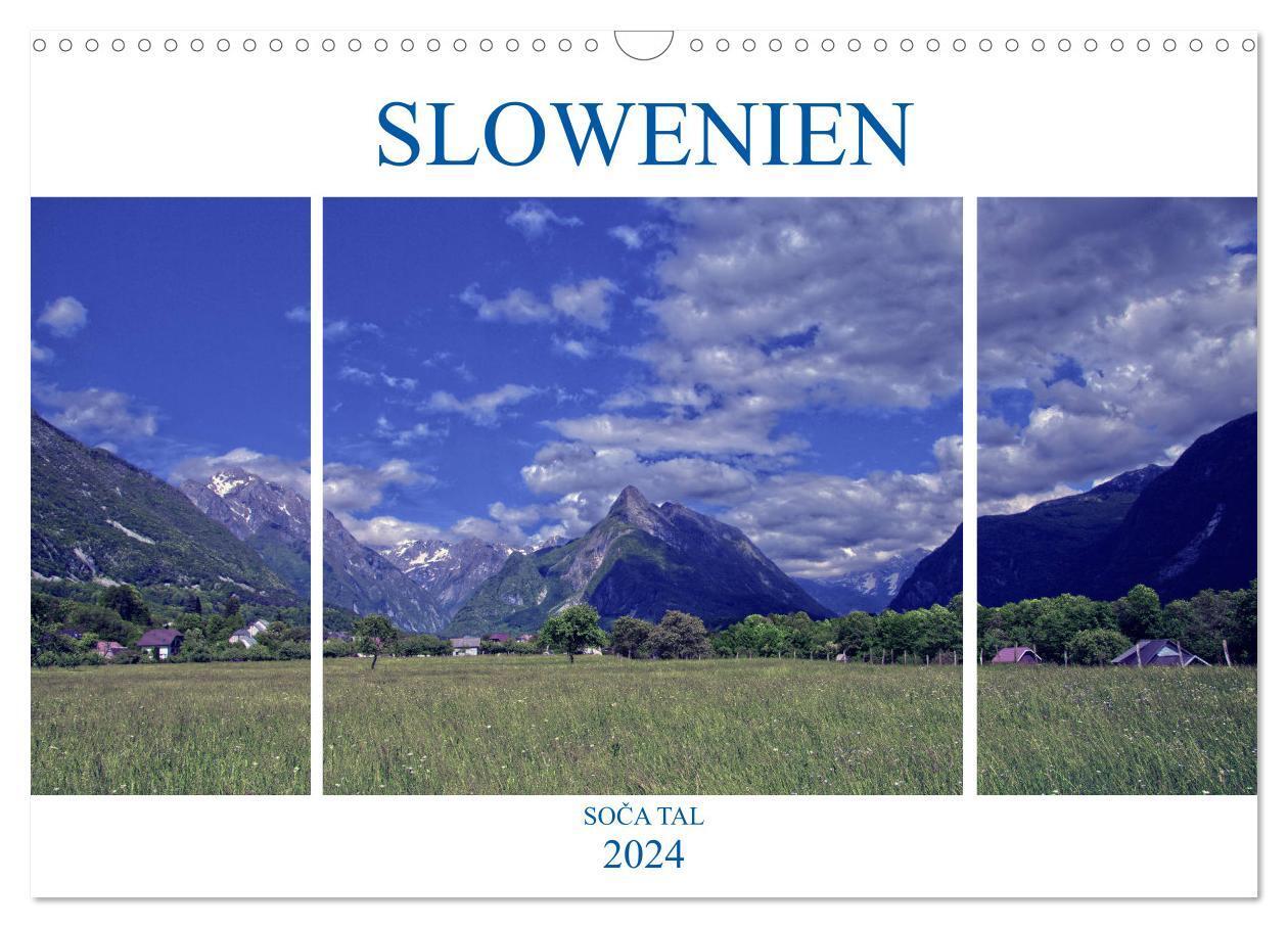 Cover: 9783383225703 | Slowenien - Soca Tal (Wandkalender 2024 DIN A3 quer), CALVENDO...