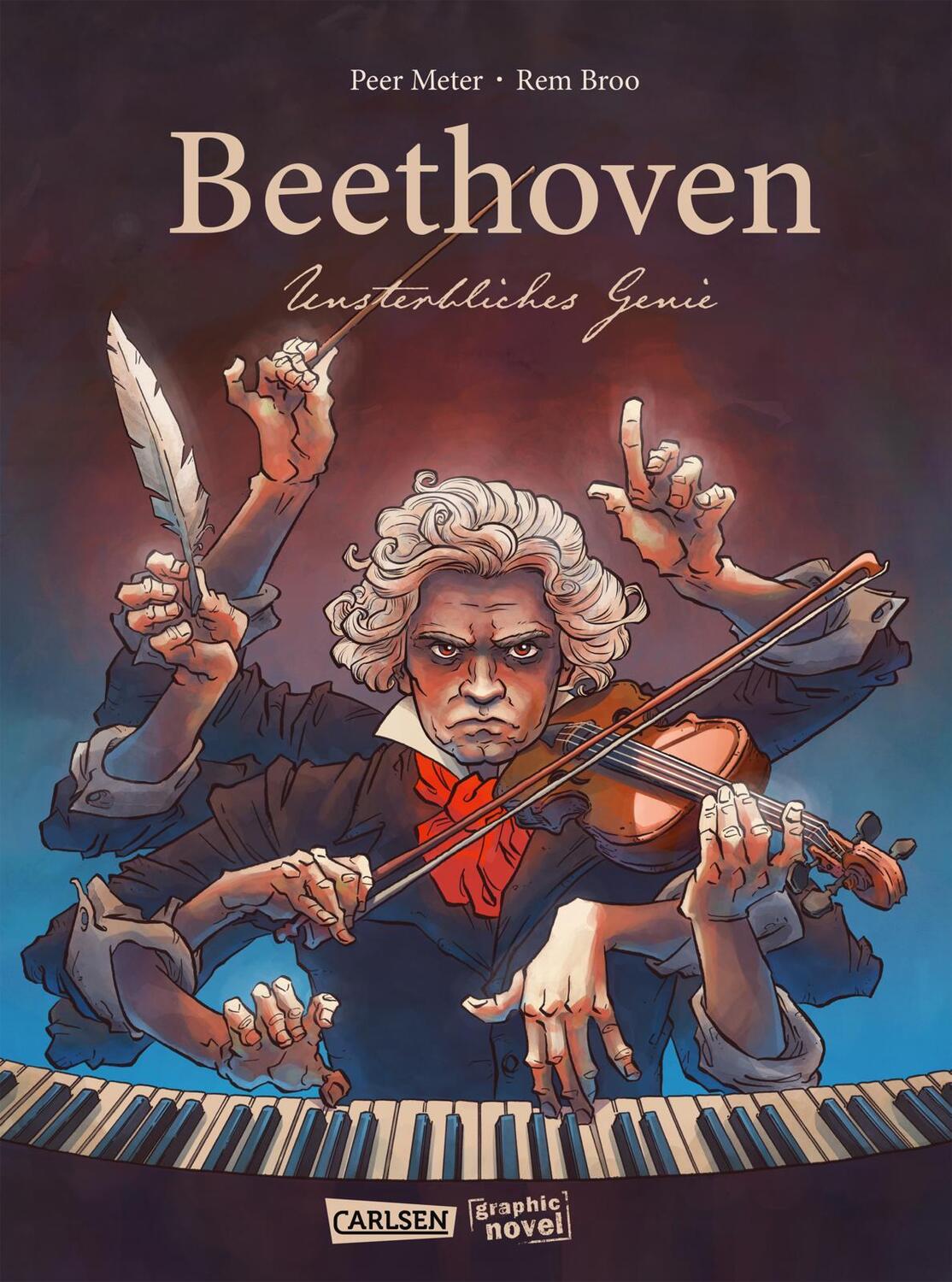 Cover: 9783551731203 | Beethoven | Unsterbliches Genie | Peer Meter | Buch | Carlsen Comics