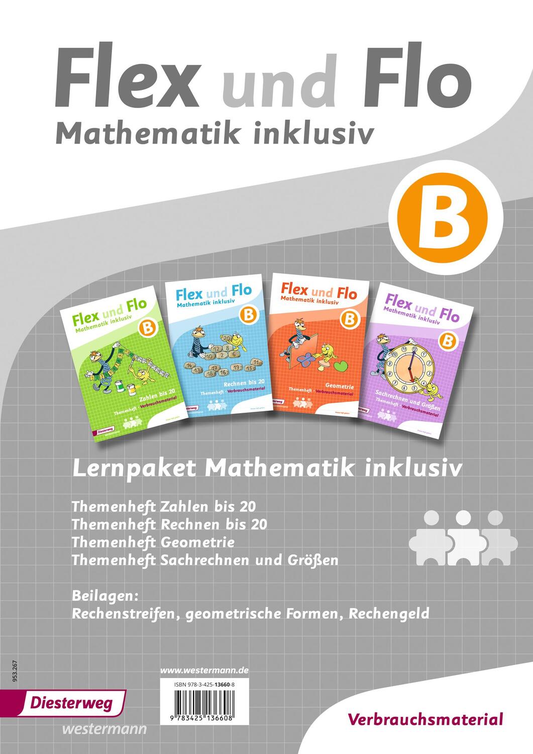 Cover: 9783425136608 | Flex und Flo - Mathematik inklusiv. Mathematik inklusiv Paket B | 2018
