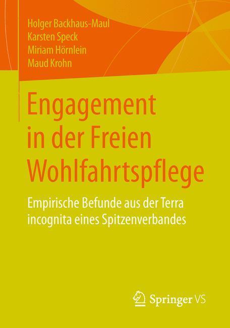 Cover: 9783658069650 | Engagement in der Freien Wohlfahrtspflege | Backhaus-Maul (u. a.) | X