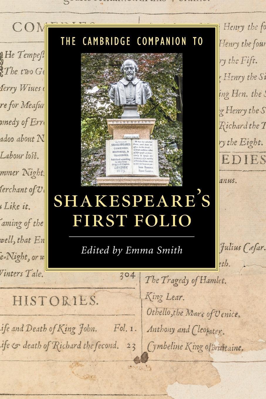 Cover: 9781107491687 | The Cambridge Companion to Shakespeare's First Folio | Emma Smith