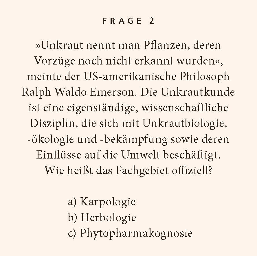 Bild: 9783899784596 | Kräuter-Quiz | 100 Fragen und Antworten | Nicole Steffens | Buch