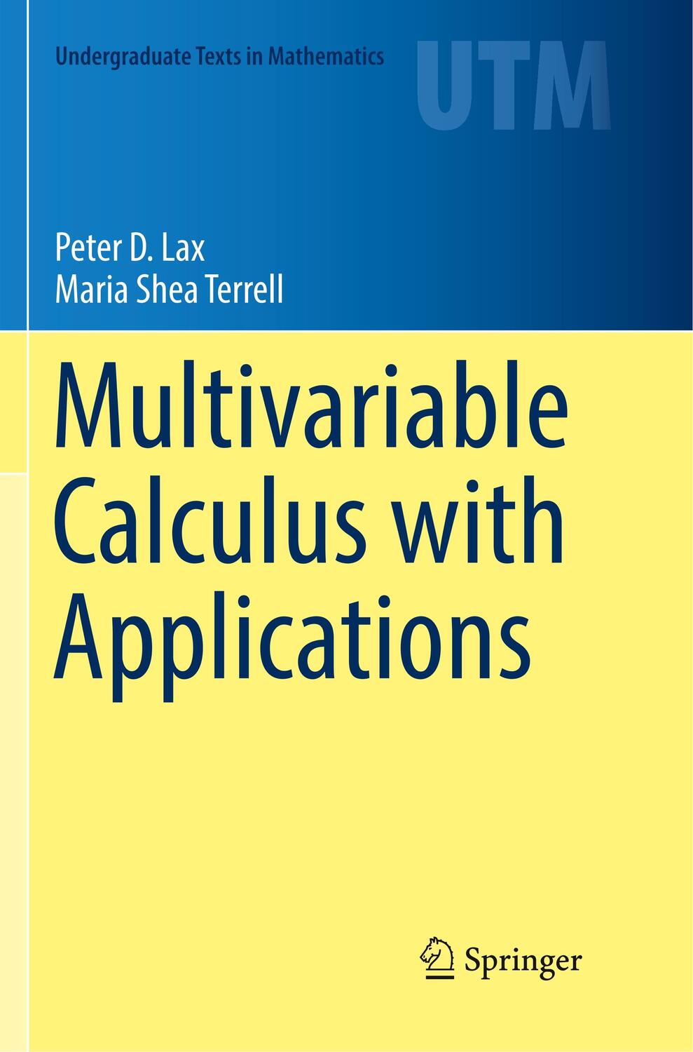 Cover: 9783030089139 | Multivariable Calculus with Applications | Maria Shea Terrell (u. a.)