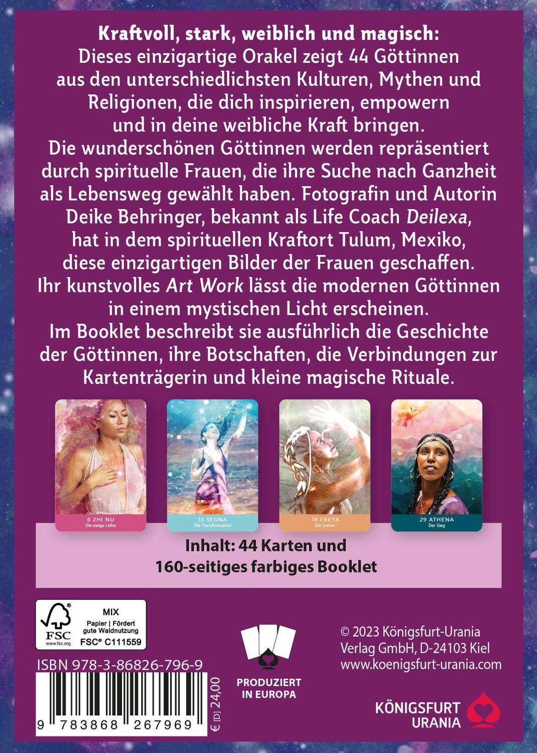 Rückseite: 9783868267969 | Die Magie der Göttinnen | Deike Behringer | Taschenbuch | 160 S.