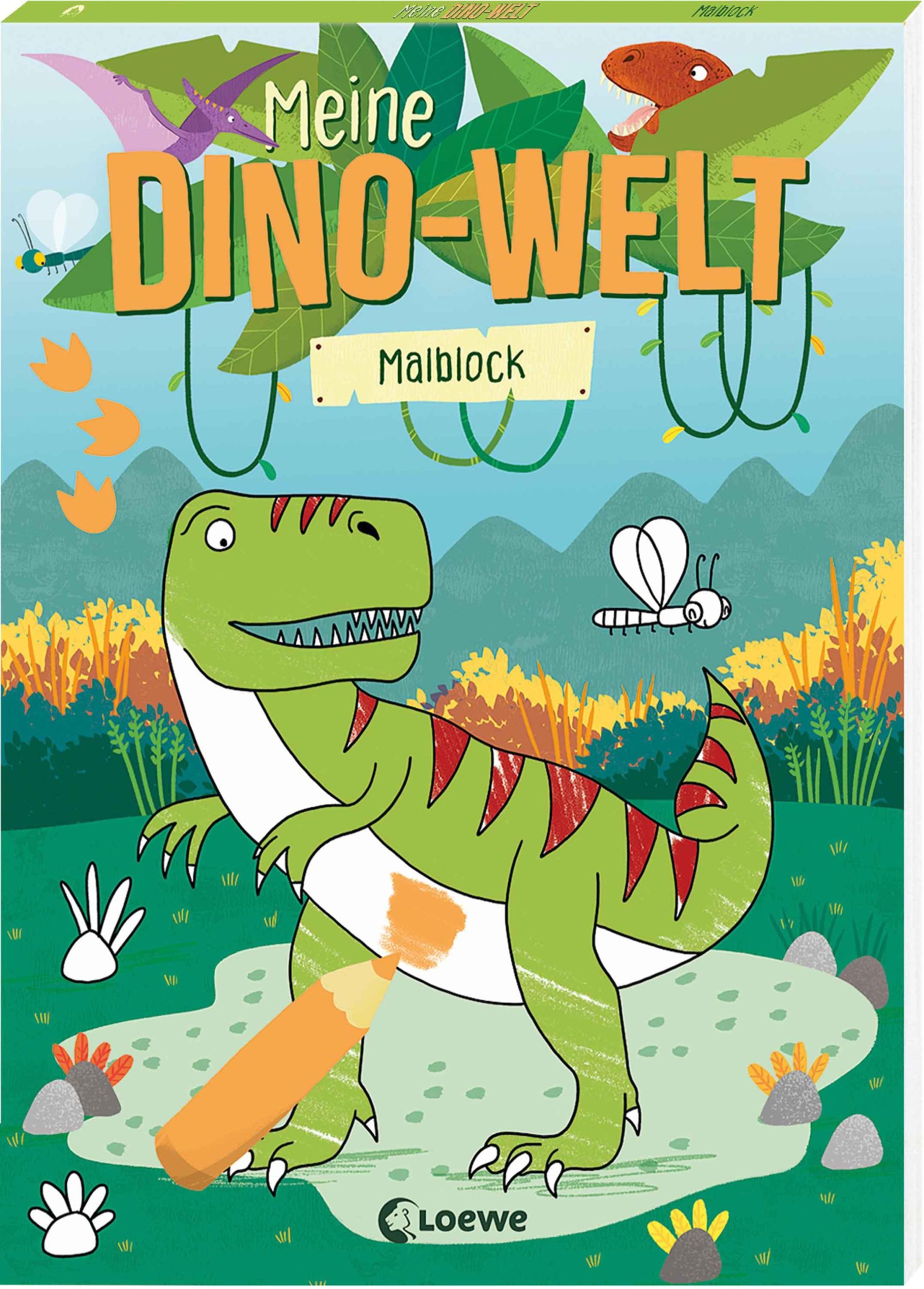 Cover: 9783743220539 | Meine Dino-Welt - Malblock | Taschenbuch | 48 S. | Deutsch | 2025