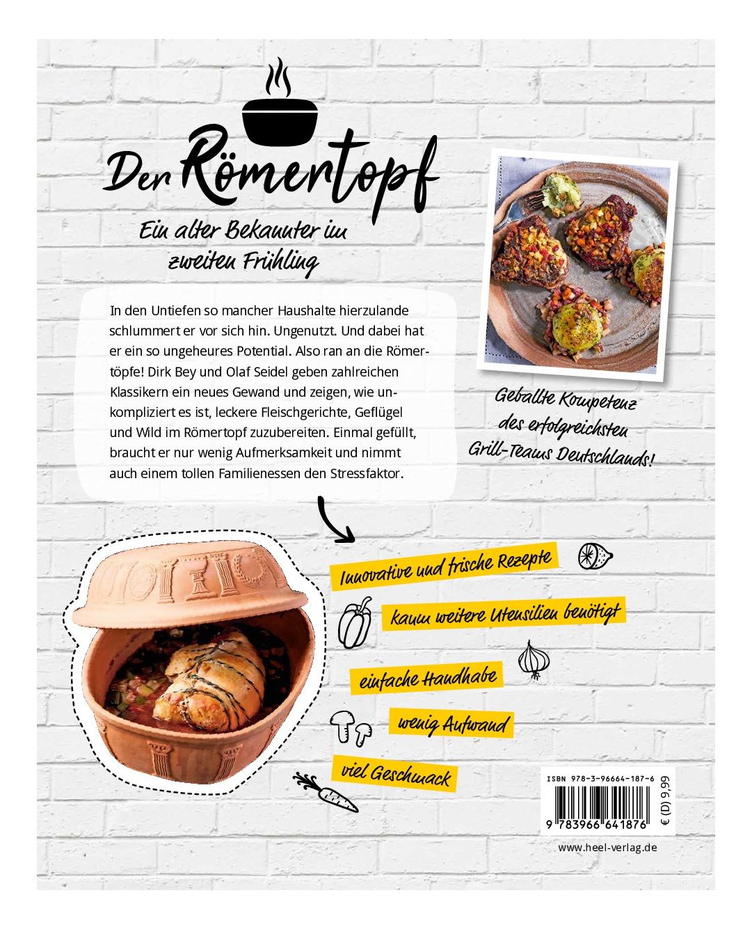 Rückseite: 9783966641876 | #Römertopf | Olaf Seidel (u. a.) | Taschenbuch | 128 S. | Deutsch