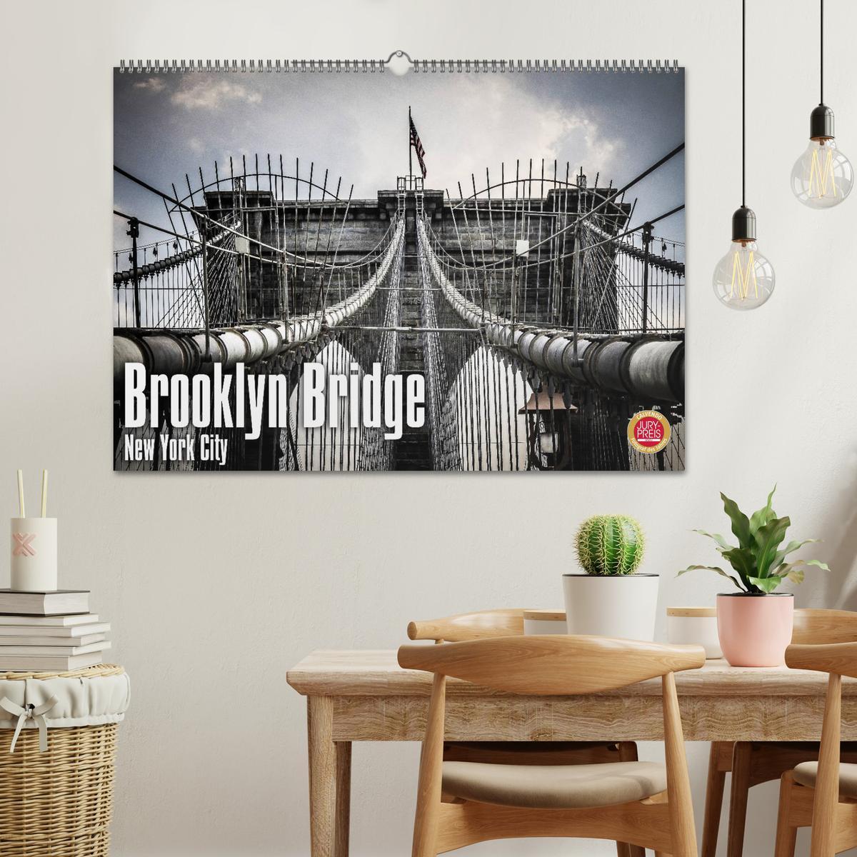 Bild: 9783435795352 | Brooklyn Bridge - New York City (Wandkalender 2025 DIN A2 quer),...