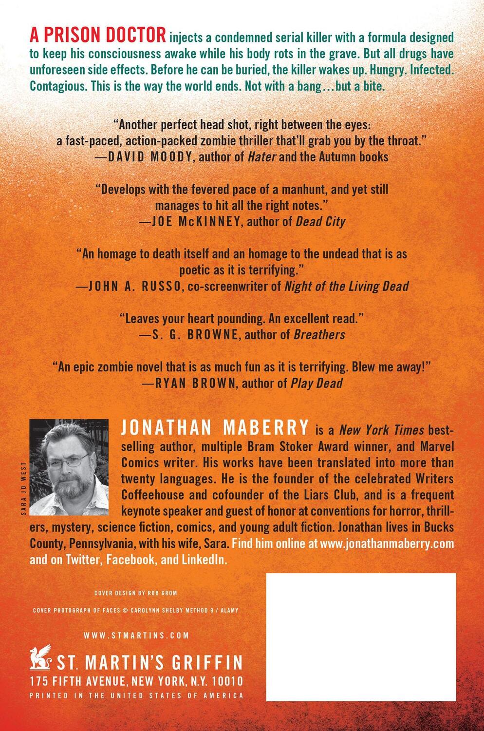 Rückseite: 9780312552190 | Dead of Night | A Zombie Novel | Jonathan Maberry | Taschenbuch | 2011