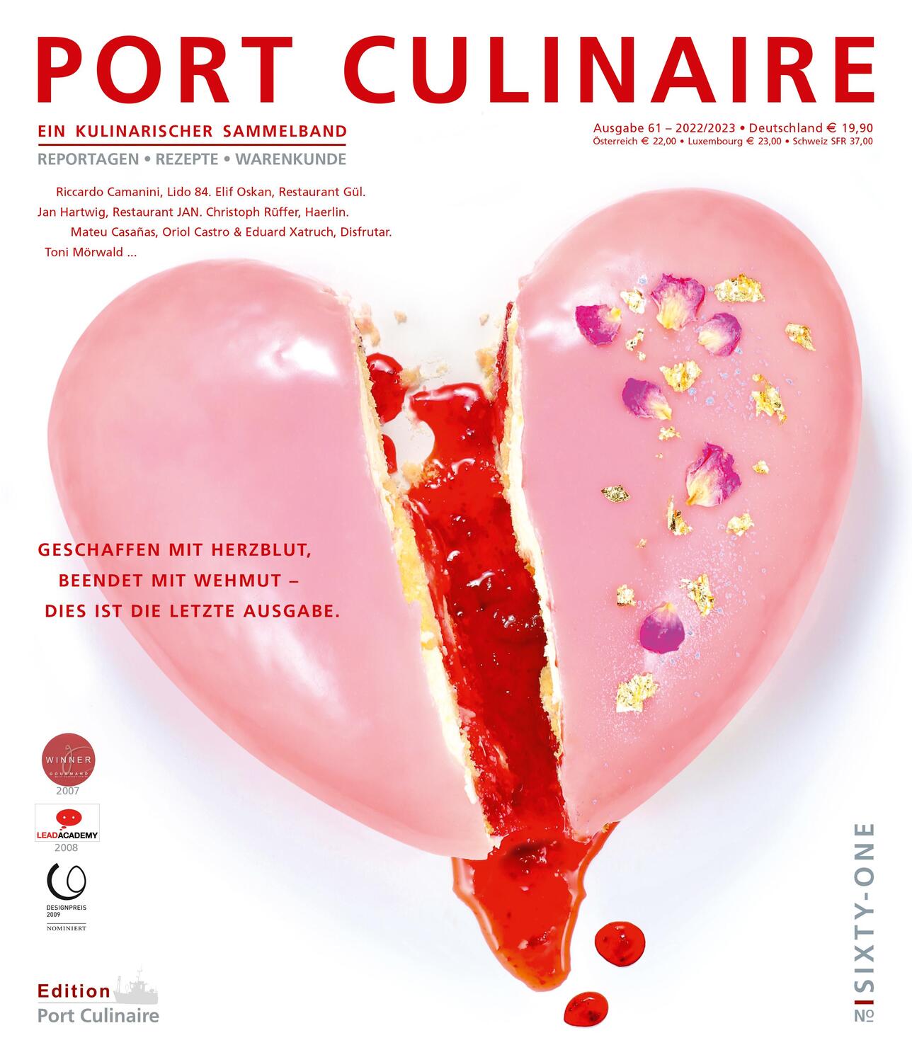 Cover: 9783947310616 | PORT CULINAIRE NO. SIXTY-ONE | Ein kulinarischer Sammelband | Buch
