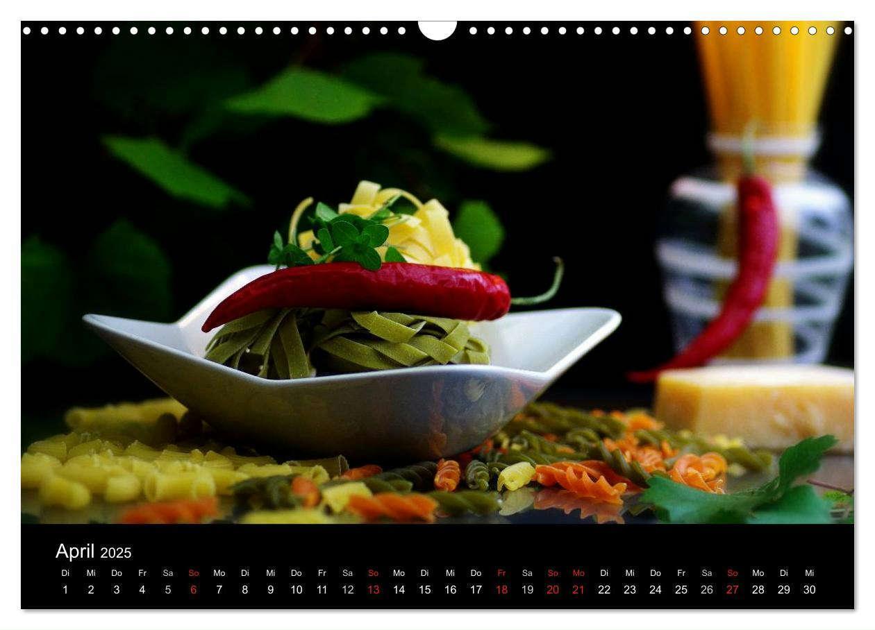 Bild: 9783435783373 | Pasta Kreationen (Wandkalender 2025 DIN A3 quer), CALVENDO...