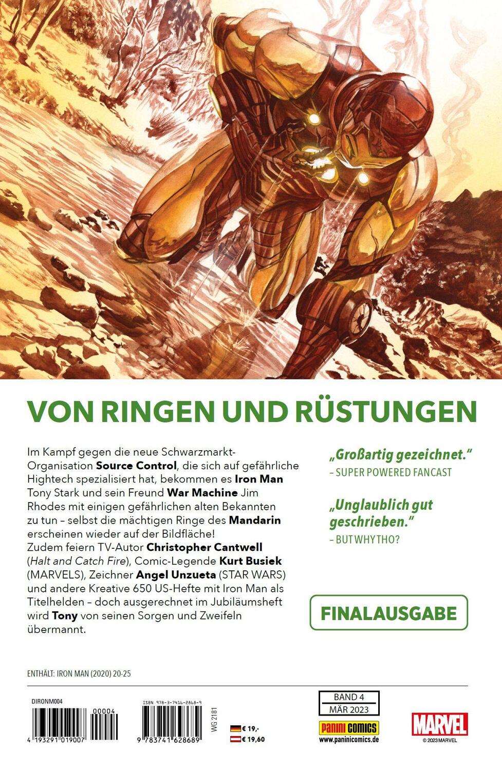 Rückseite: 9783741628689 | Iron Man: Der Eiserne | Bd. 4: Am Ende des Weges | Cantwell (u. a.)
