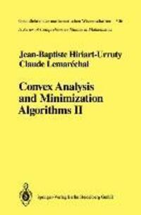 Cover: 9783642081620 | Convex Analysis and Minimization Algorithms II | Lemarechal (u. a.)