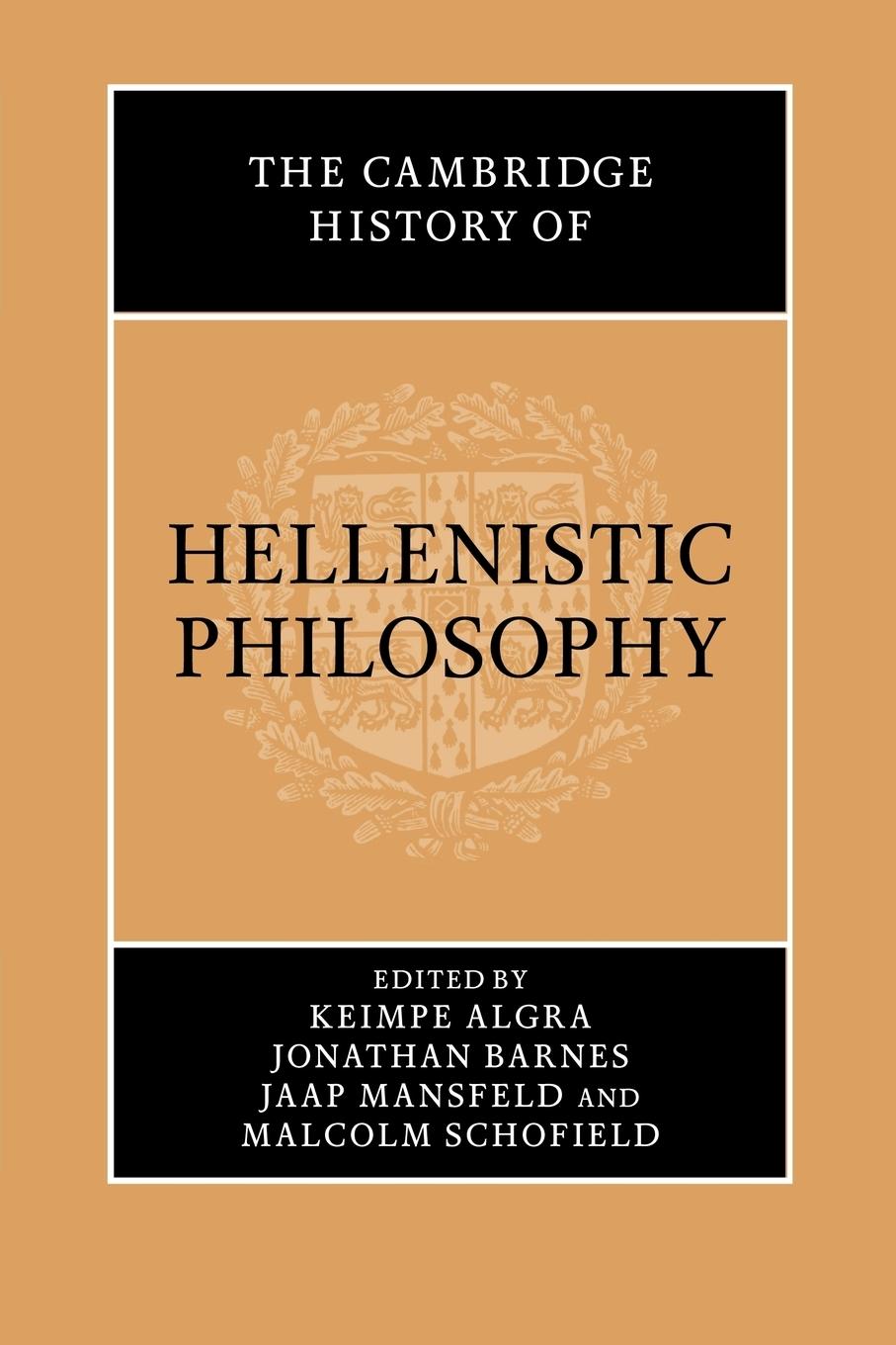 Cover: 9780521616706 | The Cambridge History of Hellenistic Philosophy | Jaap Mansfeld | Buch