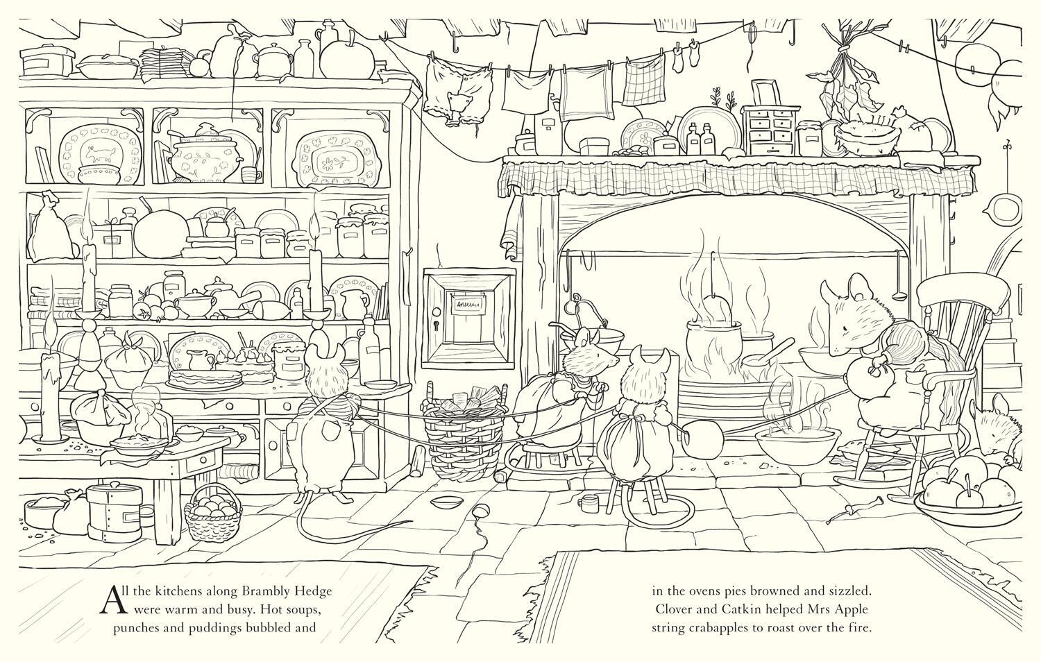 Bild: 9780008541460 | Brambly Hedge: Festive Colouring Book | Jill Barklem | Taschenbuch