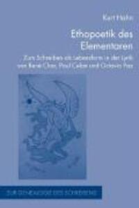 Cover: 9783770546657 | Ethopoetik des Elementaren | Kurt Hahn | Zur Genealogie des Schreibens
