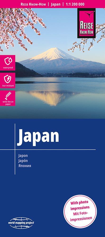Cover: 9783831772919 | Reise Know-How Landkarte Japan 1 : 1.200.000 | Rump | (Land-)Karte