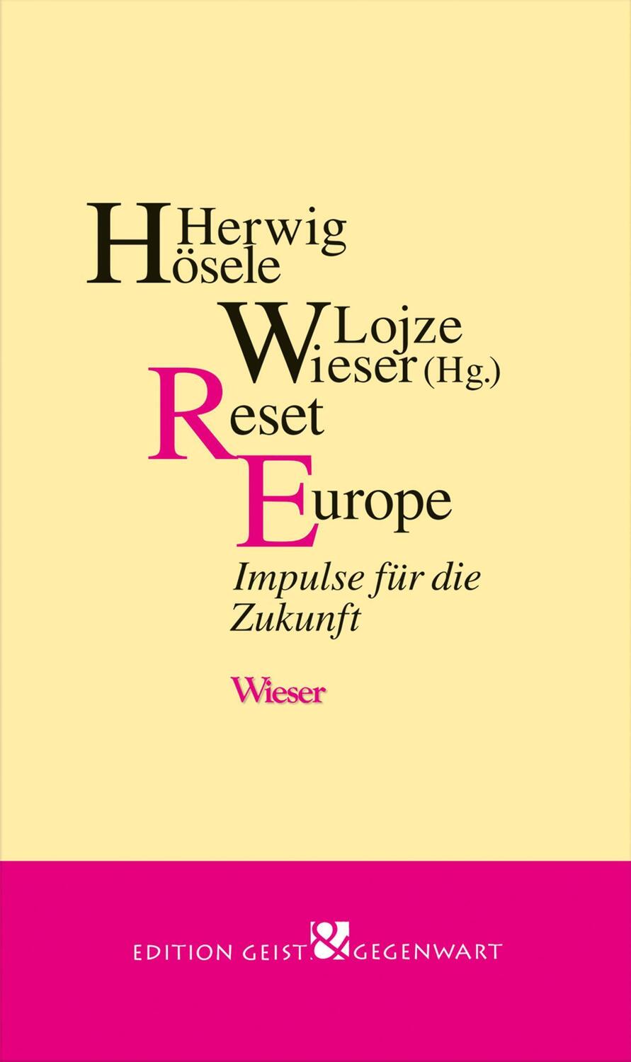 Cover: 9783990294758 | Reset Europe | Taschenbuch | 342 S. | Deutsch | 2021 | Wieser Verlag