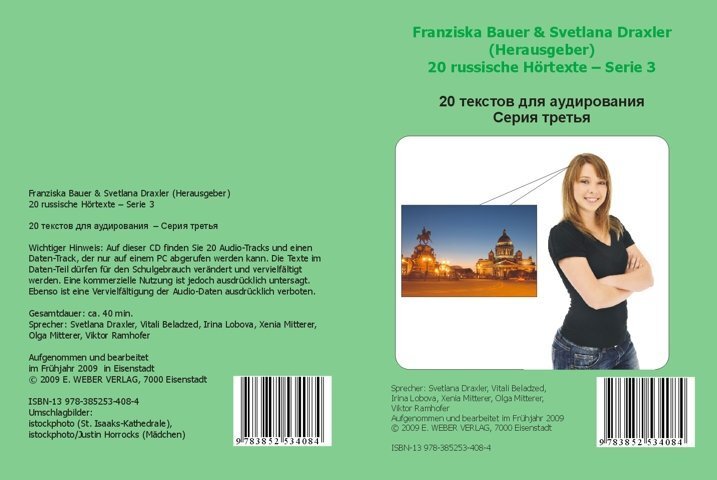 Cover: 9783852534084 | 20 russische Hörtexte - Serie 3, 1 Audio-CD | Franziska Bauer (u. a.)