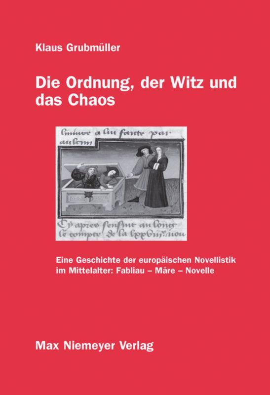 Cover: 9783484640290 | Die Ordnung, der Witz und das Chaos | Klaus Grubmüller | Buch | VII