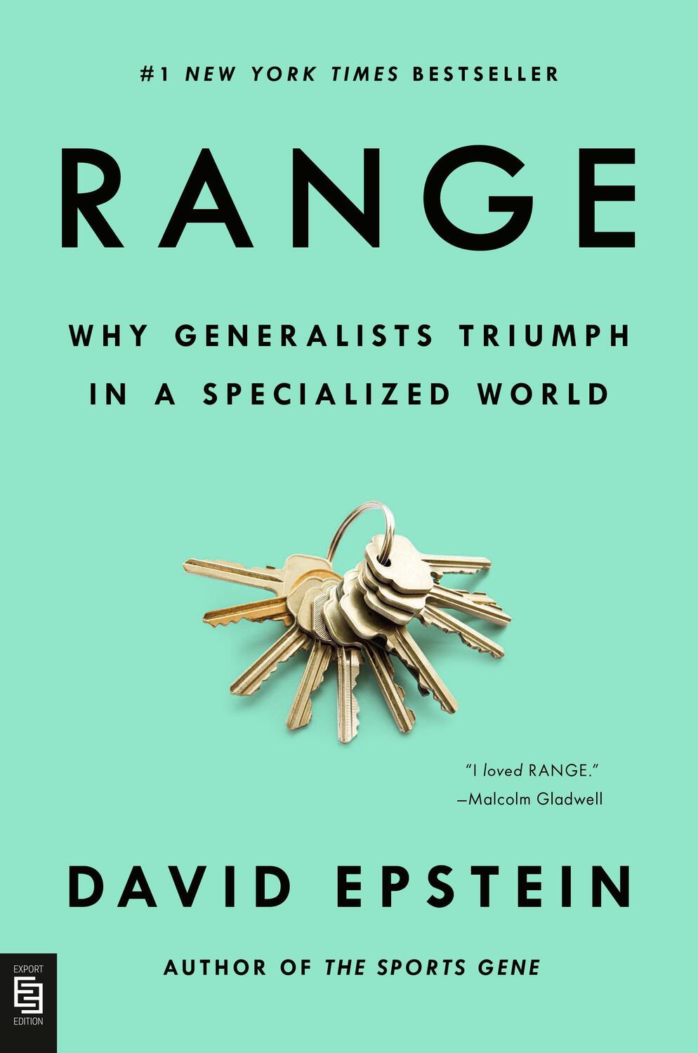 Cover: 9780593189573 | Range | Why Generalists Triumph in a Specialized World | David Epstein