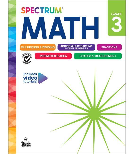 Cover: 9781483871462 | Spectrum Math Workbook, Grade 3 | Taschenbuch | Englisch | 2024