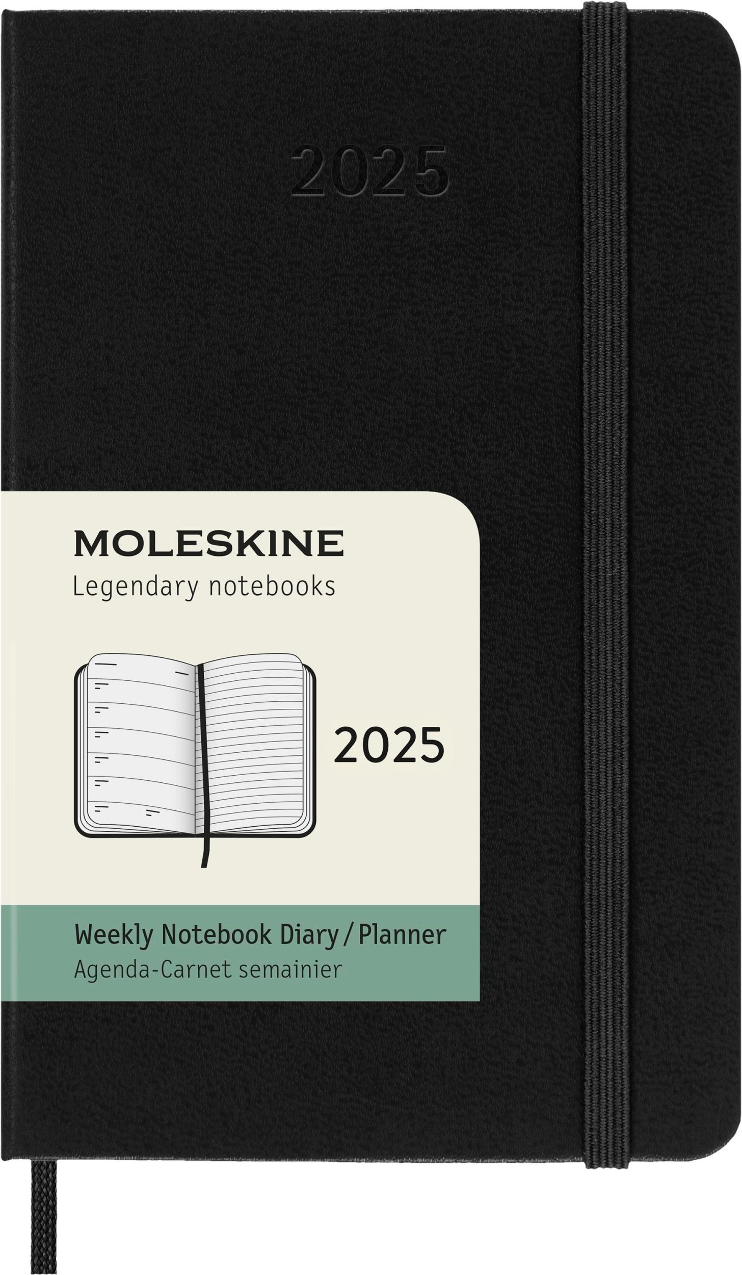 Cover: 8056999270346 | Moleskine Classic 12 Month 2025 Weekly Planner, Hard Cover, Pocket...