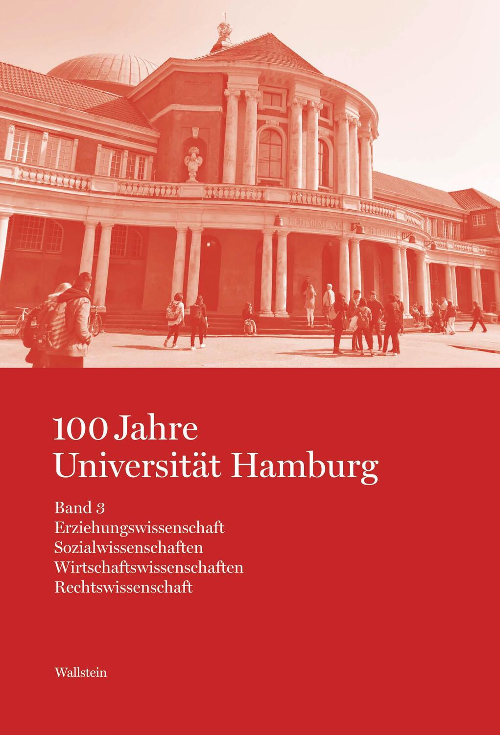 Cover: 9783835339682 | 100 Jahre Universität Hamburg Band 3 | Rainer Nicolaysen (u. a.)