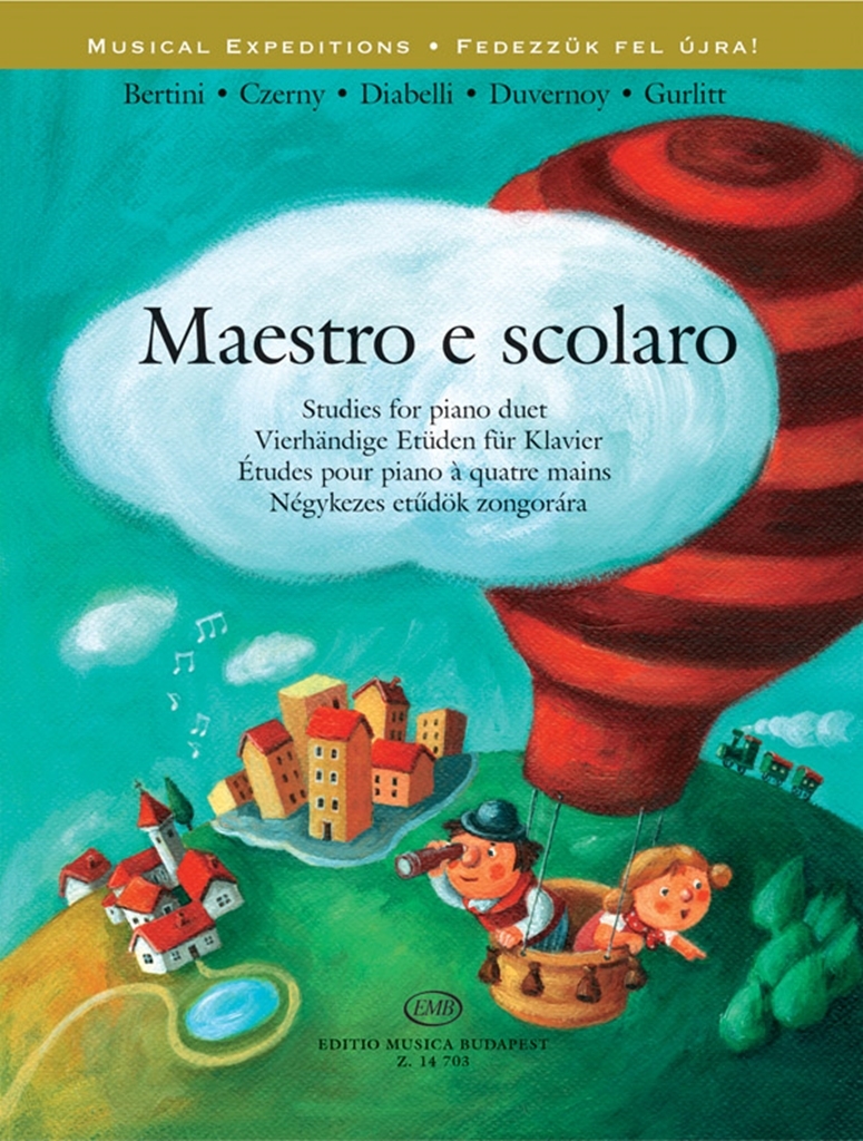 Cover: 9790080147030 | Maestro e scolaro für Klavier zu 4 Händen Spielpartitur | Buch | 2010