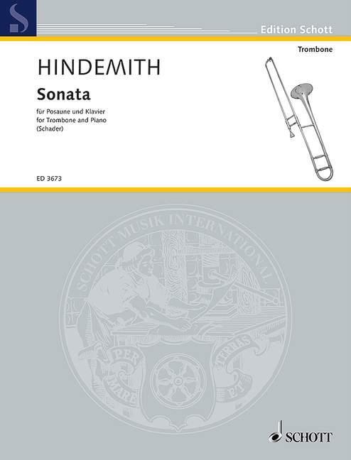 Cover: 9790001043953 | Sonata | Paul Hindemith | Buch | 36 S. | Deutsch | 1986 | Schott Music