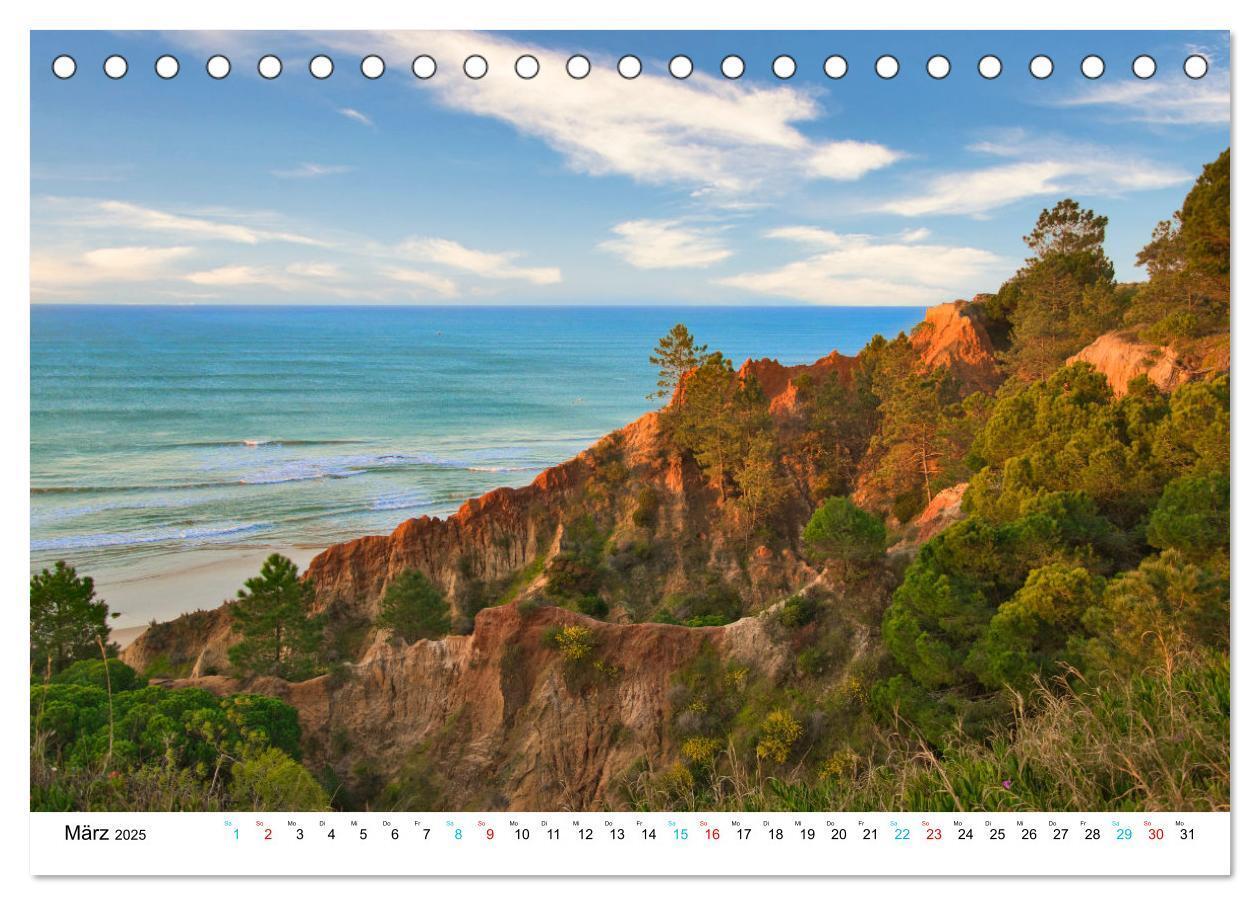 Bild: 9783435091508 | Die Algarve (Tischkalender 2025 DIN A5 quer), CALVENDO Monatskalender