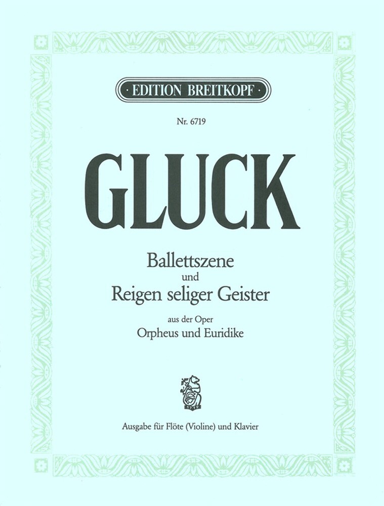 Cover: 9790004169216 | Reigen Seliger Geister | Christoph Willibald Gluck | Buch