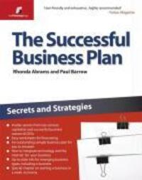 Cover: 9781841128078 | The Successful Business Plan | Secrets and Strategies | Paul Barrow