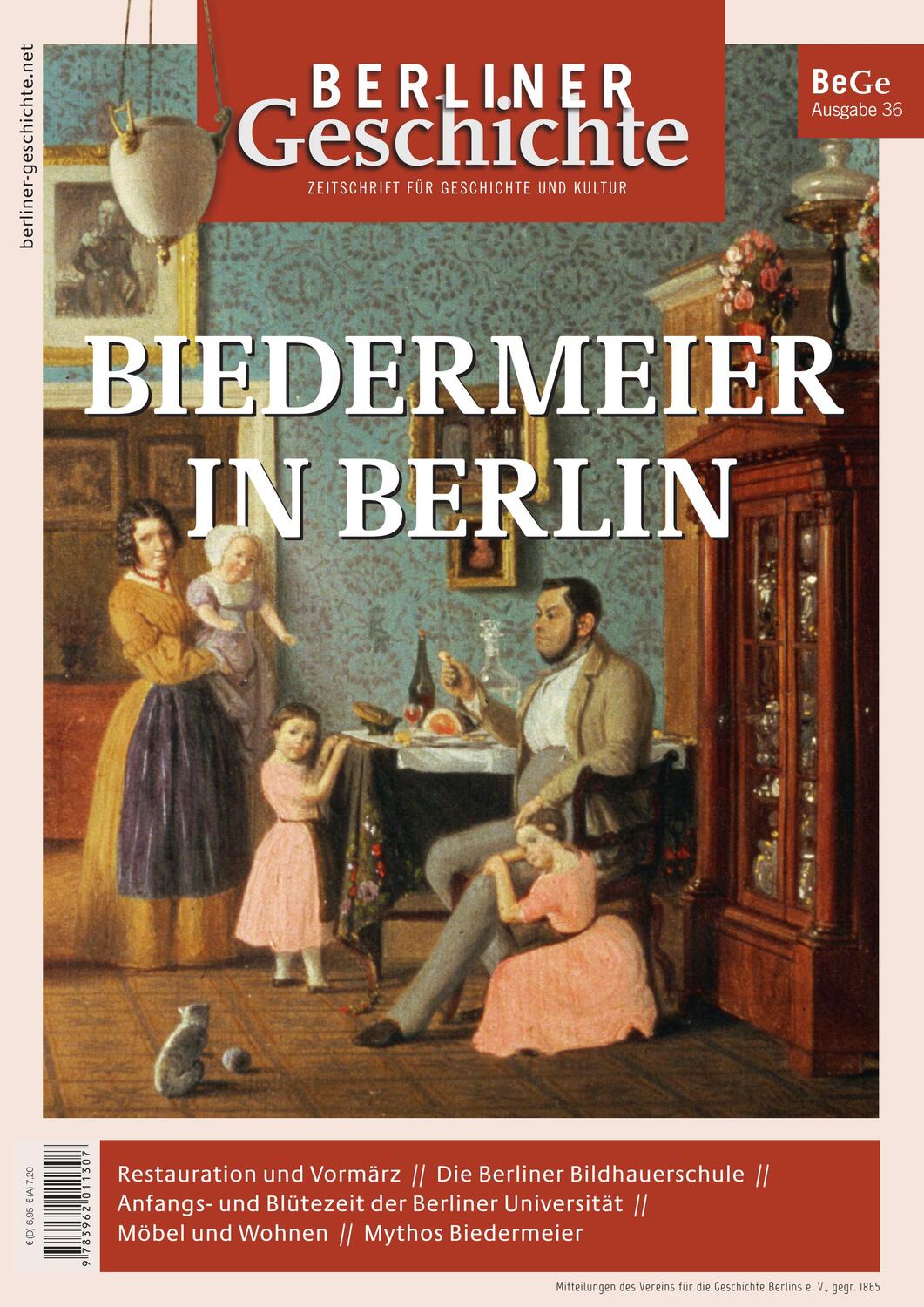 Cover: 9783962011307 | Berliner Geschichte - Zeitschrift für Geschichte und Kultur 36 | V.